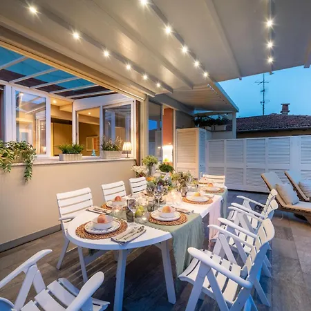 In Italy With Grand Seaview Terrace Apartment Viareggio